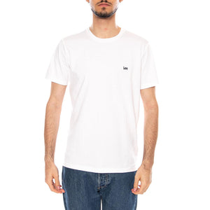 SS PATCH LOGO TEE WHITE - Maglietta Girocollo Uomo Bianca 112376605 WHT LEE 