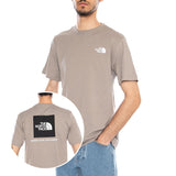 M Evo Box NSE Reg SS Stone Stab - Maglietta Girocollo Uomo Grigia  Uomo THE NORTH FACE