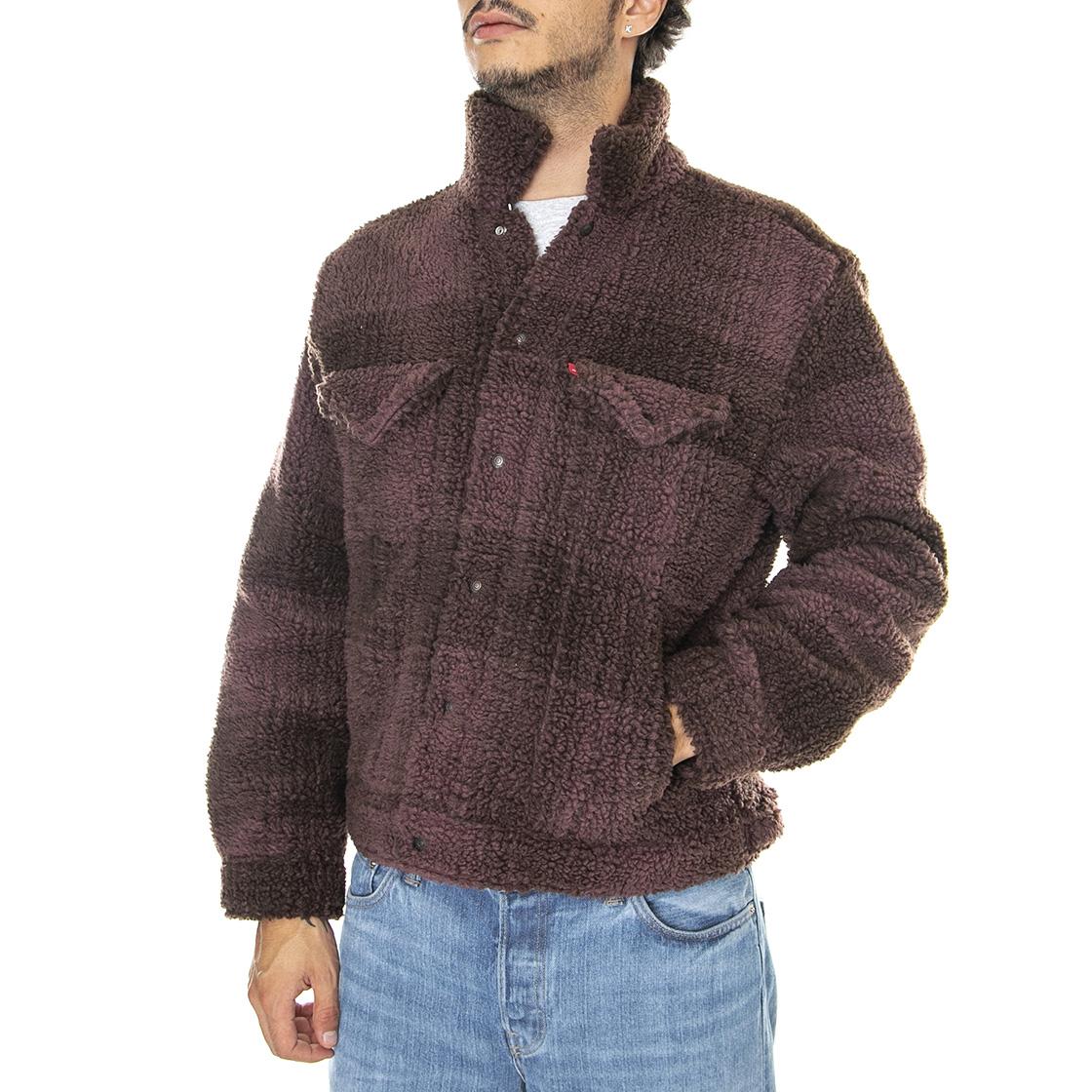 Cozy VTG Sherpa Trucker Tyrone Huckleber - Giacca Invernale Uomo Multicolore A3288-0004  LEVIS 