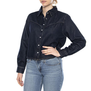 Logan Tencel Shacket - Tencel Dark Nights - Giacca Donna Denim Blu 005DW 0000 LEVIS 