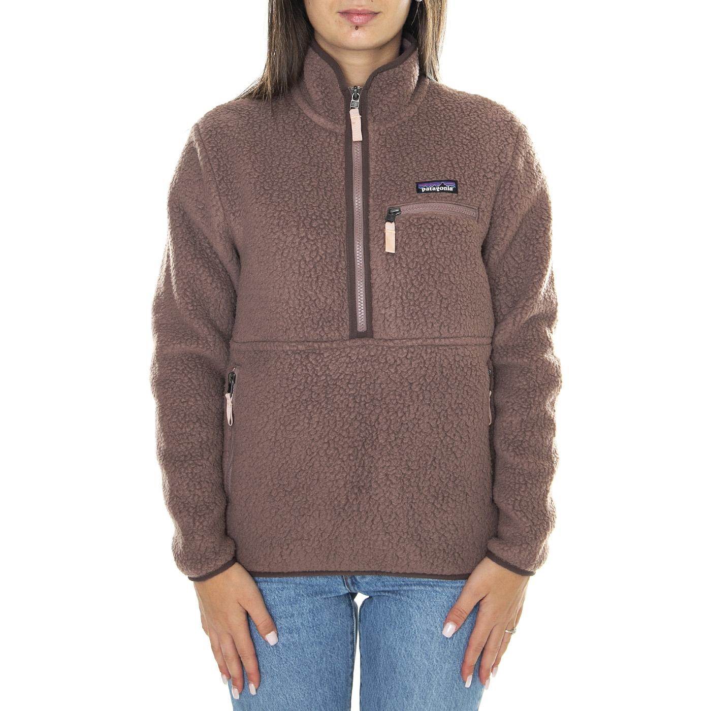 W's Retro Pile Marsupial Dusky Brown - Felpa Donna Marrone 22835-DUBN  PATAGONIA 