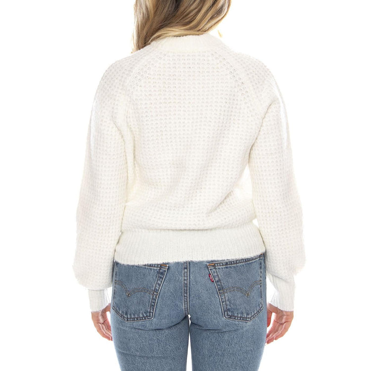 Knit Sweater Ecru -- Maglione Donna Ecru 112371062 . LEE 