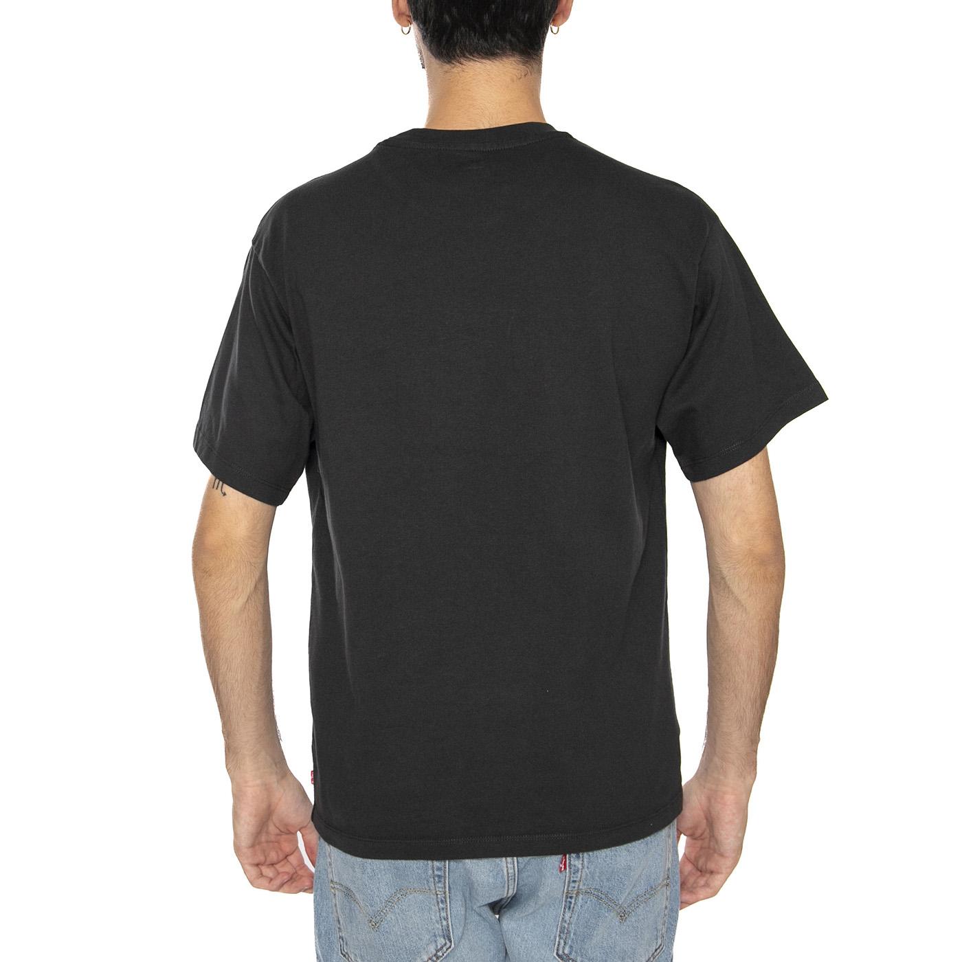 Vintage Fit Graphic Tee - Maglietta Girocollo Uomo Nera 0008C-0005 . LEVIS 