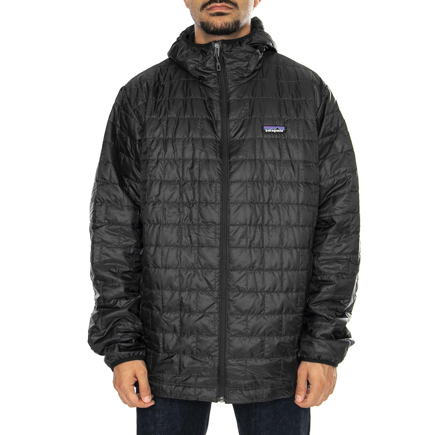 M's Nano Puff Hoody-BLK - Giacca Uomo Nera 84222-BLK  PATAGONIA 