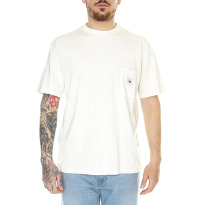 Basic Pocket T-Shirt Bone - Maglietta Girocollo Uomo Beige 6010071-11-4300  CAT 