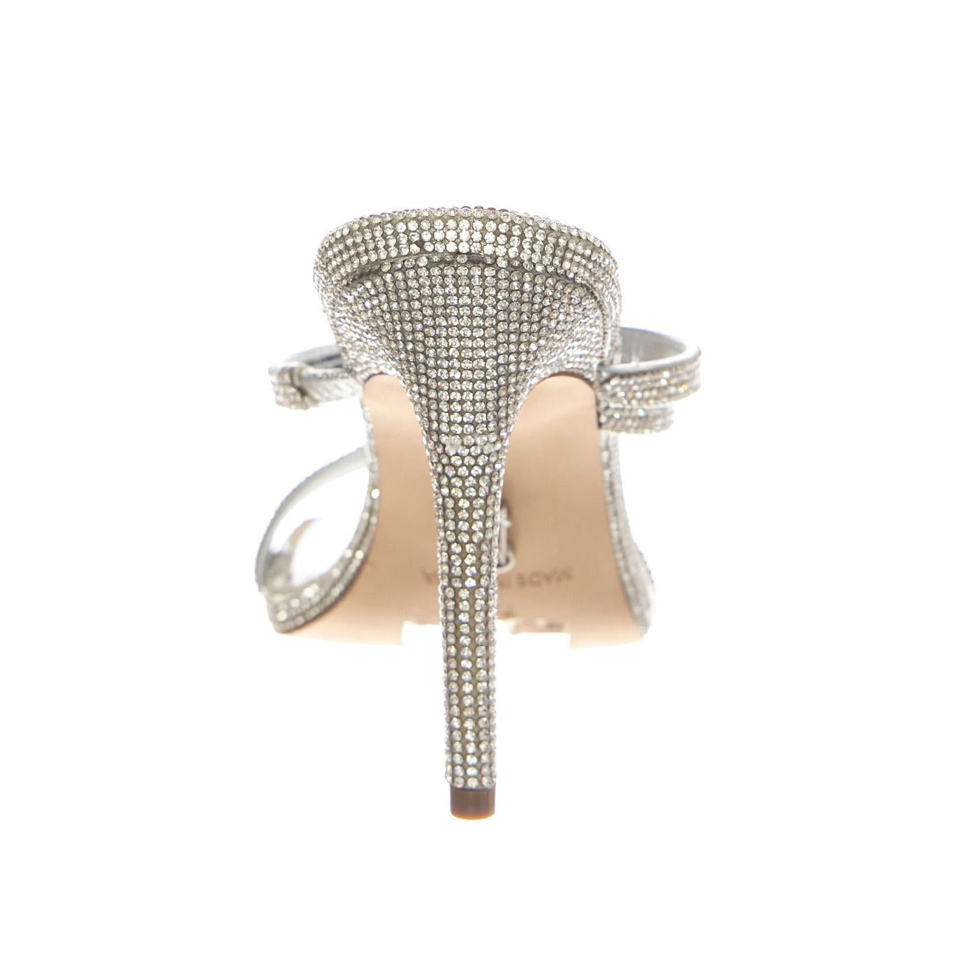 Annual Silver Nappa PU with Rhinestones - Sandali Donna Argento SMSANNUAL-SIL . STEVE MADDEN 