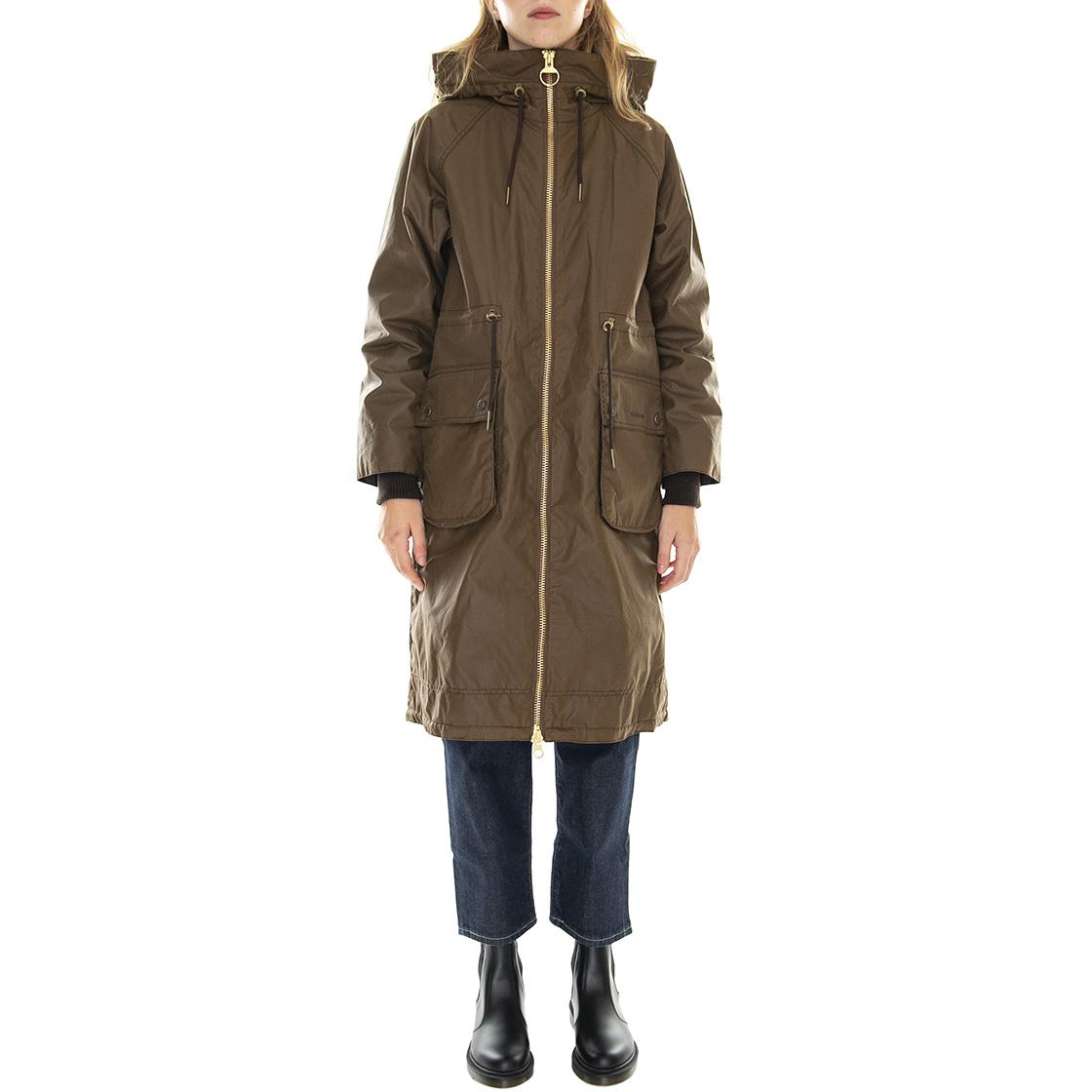 Brinian Wax Bark - Giacca Invernale Donna Marrone 222MLWX1265-BR31  BARBOUR 