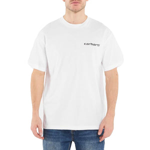 S/S ARCHIVE SCRIPT T-SHIRT WHITE - Maglietta Girocollo Uomo Bianca I036001 02XX CARHARTT WIP 