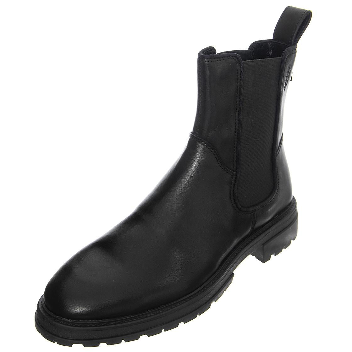 Johnny 2.0 Cow Leather Black - Stivaletti Profilo alla Caviglia Uomo Neri VBM5479-001-20  VAGABOND 