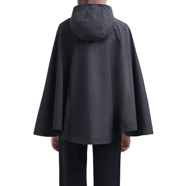 Voyage Poncho - Black - Mantella Donna Nera 15005-00001  HERSCHEL 
