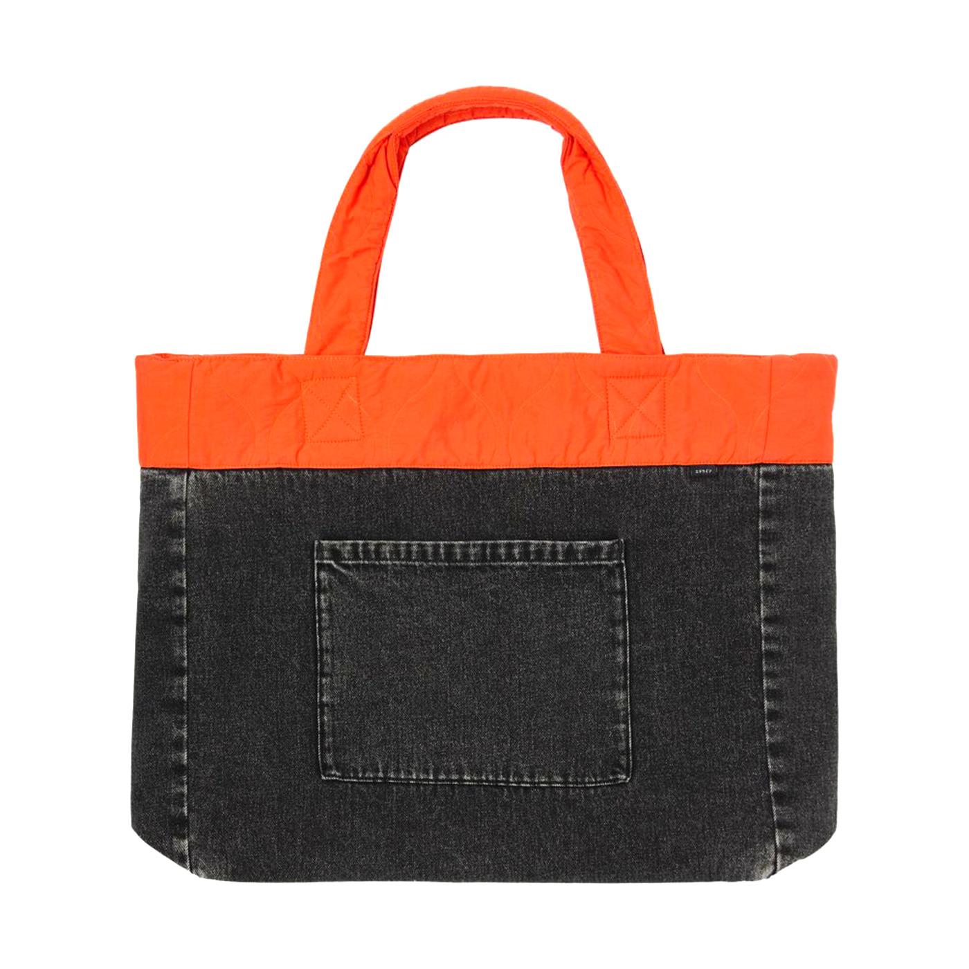 Revesible Tote Bag Black - Borsa Shopping Bag Reversibile Nera I032675.89.JQ.  EDWIN 
