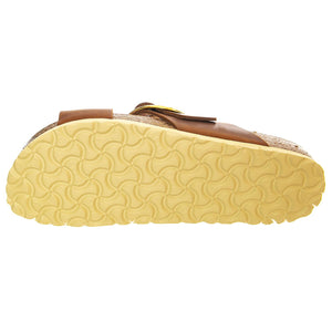 Siena Big Buckle Cognac Oiled Leather - Sandal Donna Marroni 1020165  BIRKENSTOCK 