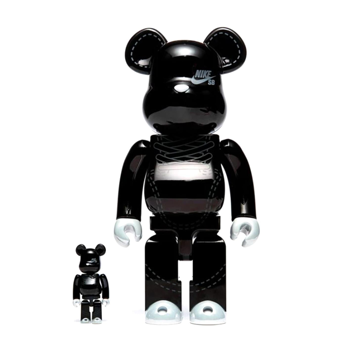 SB 2020 Black 100% & 400% BE@RBRICK Set - Toy Multicolore MDTSB2020  MEDICOM TOY 