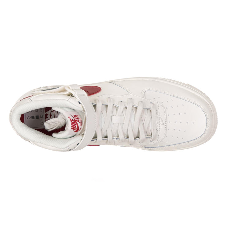 NIKE AIR FORCE 1 MID 07 SAIL/UNIVERSITY RED 93392_4  NIKE 