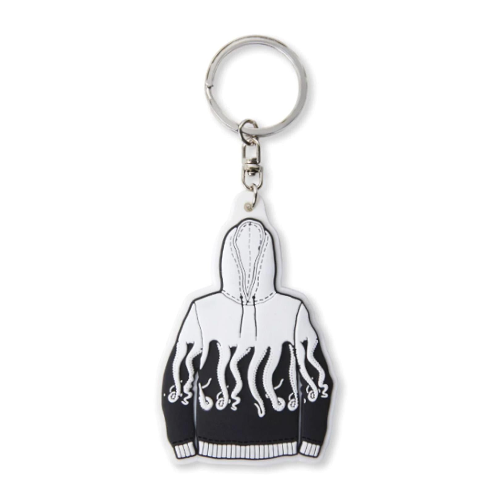 Octopus Hoodie Original Black / White Soft Keychain CRVR0KCP02  OCTOPUS 