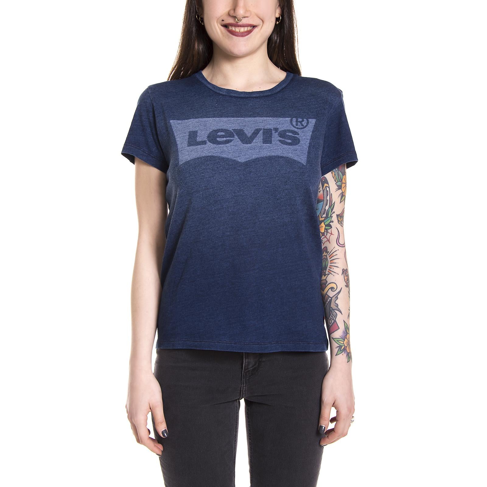 THE PERFECT GRAPHIC TEE INDIGO BATWING 17369-0249  LEVIS 