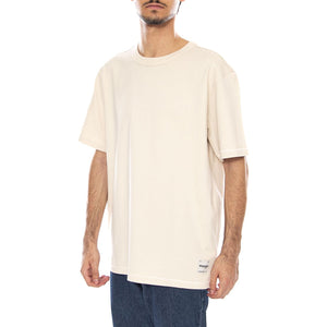 SS Solid Tee Vintage White - Maglietta Girocollo Uomo Bianca 112357430  WRANGLER 