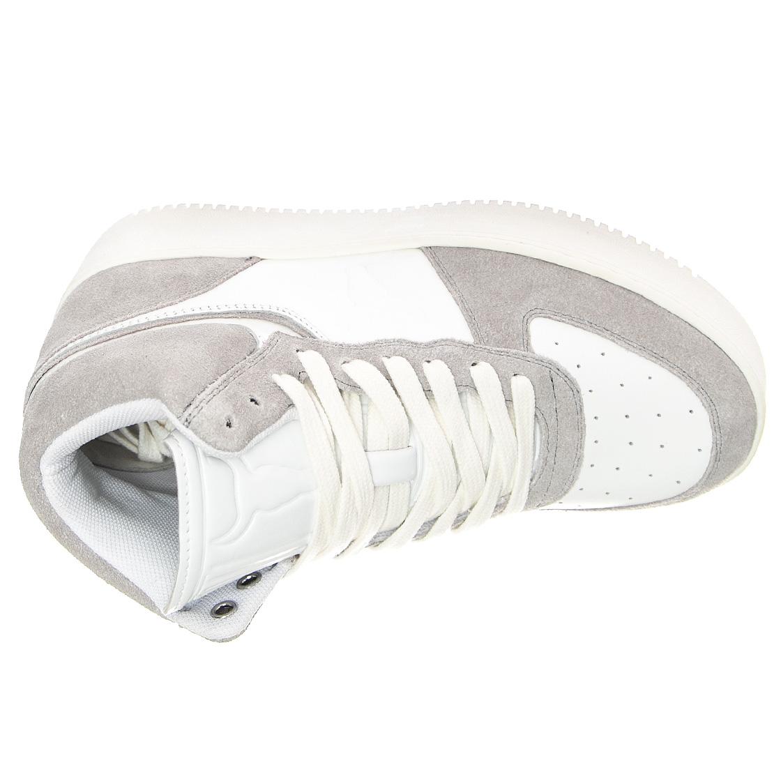 Thrive - Scarpe Stringate Profilo Alto Donna Bianche / Grigie WSPTHRIVE-WHTCLO  WINDSOR SMITH 