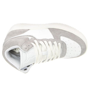 Thrive - Scarpe Stringate Profilo Alto Donna Bianche / Grigie WSPTHRIVE-WHTCLO  WINDSOR SMITH 