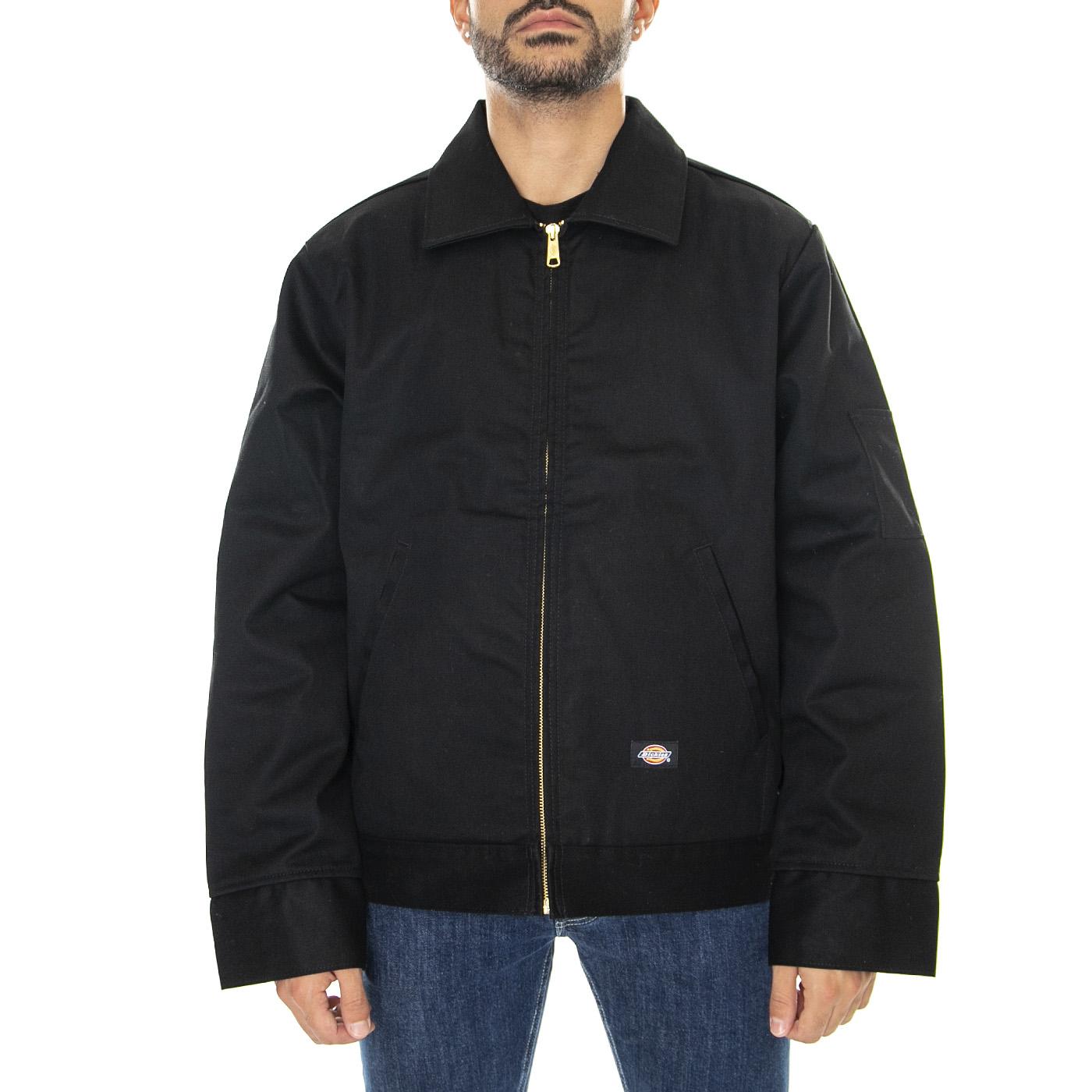 Lined Eisenhower Jacket Rec Black - Giacca Invernale Uomo Nera DK0A4XK4BLK1  DICKIES 