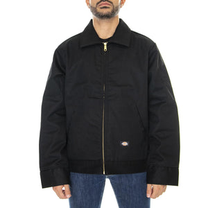 Lined Eisenhower Jacket Rec Black - Giacca Invernale Uomo Nera DK0A4XK4BLK1  DICKIES 