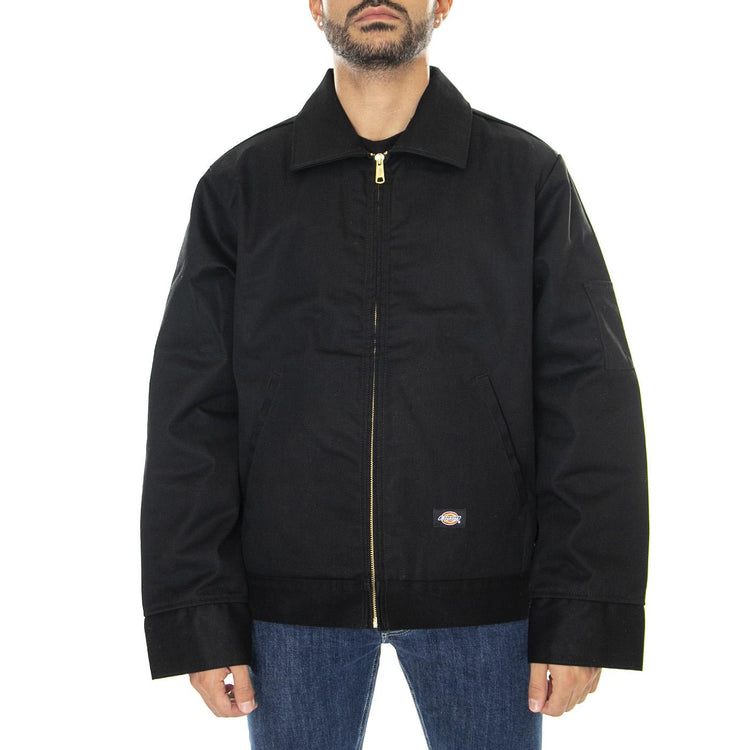 Lined Eisenhower Jacket Rec Black - Giacca Invernale Uomo Nera DK0A4XK4BLK1  DICKIES 
