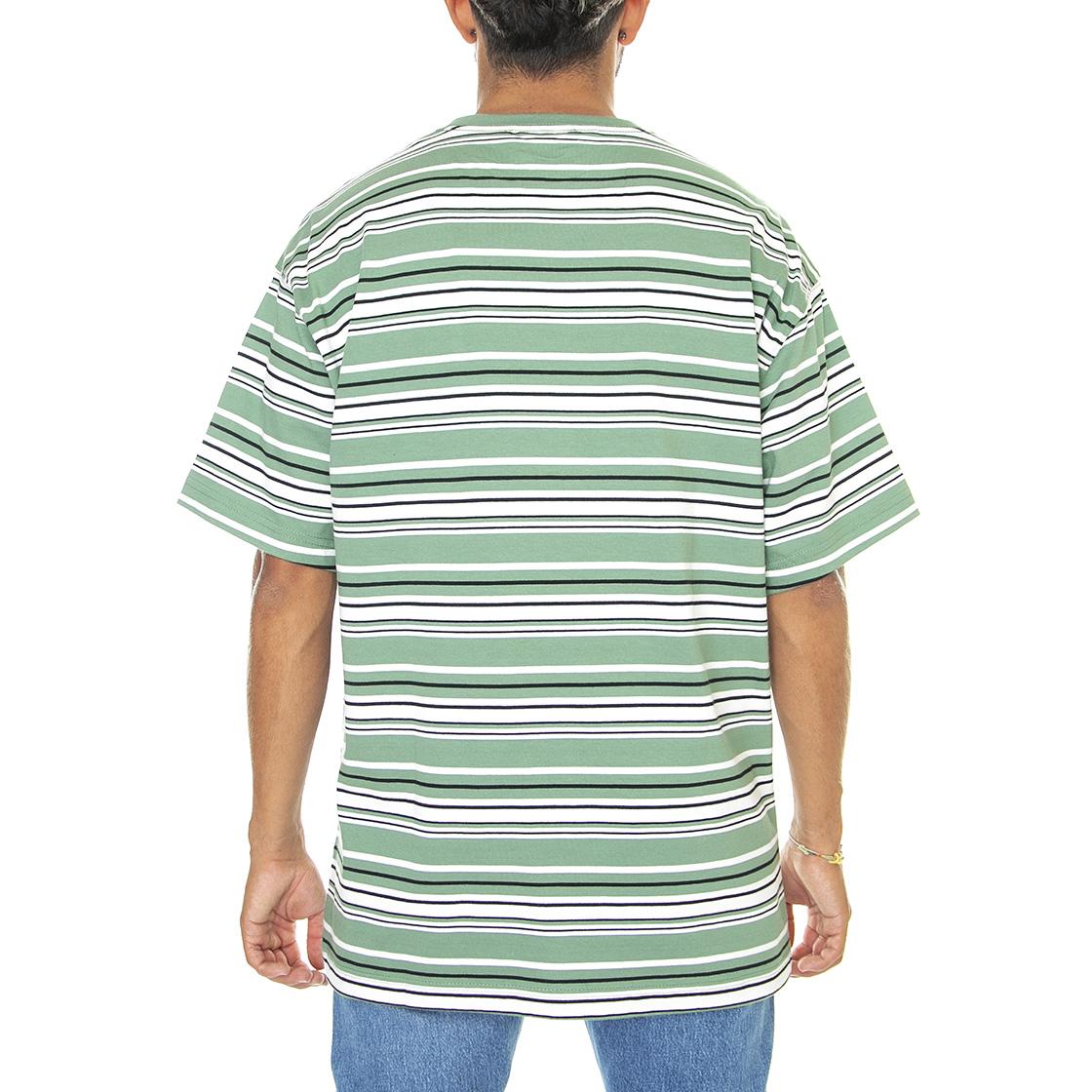 Westover Stripe Tee Dark Ivy - Maglietta Girocollo Uomo Verde / Multicolore DK0A4Y1PC971  DICKIES 