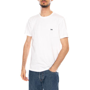 SS PATCH LOGO TEE WHITE - Maglietta Girocollo Uomo Bianca 112376605 WHT LEE 