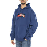 Obey Half Icon Fleece Limoges -- Felpa Girocollo Uomo Blu  Uomo OBEY