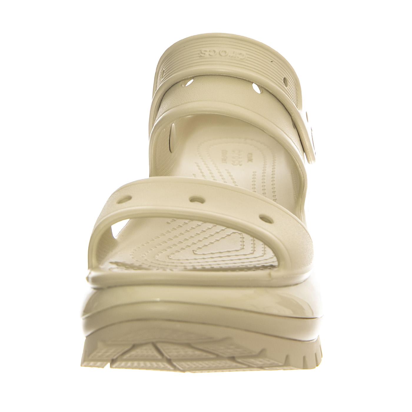 Classic Mega Crush Sandal W-BONE - Sandali Donna Beige CR.207989-BONE  CROCS 