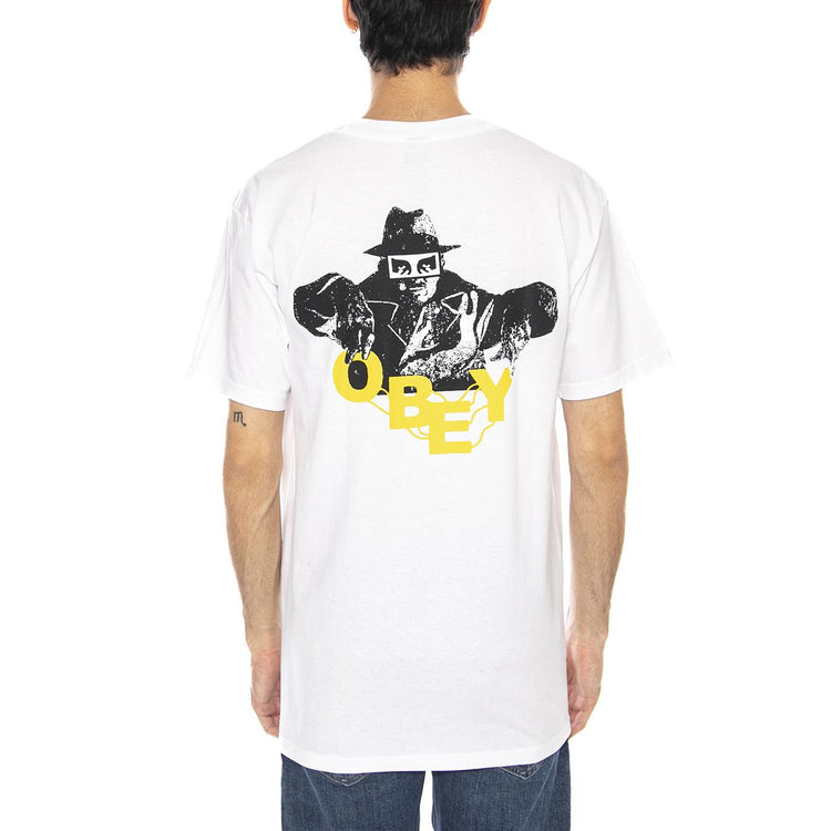 Obey Inner Power Tee White - Maglietta Girocollo Uomo Bianca 165263961 WHT OBEY 