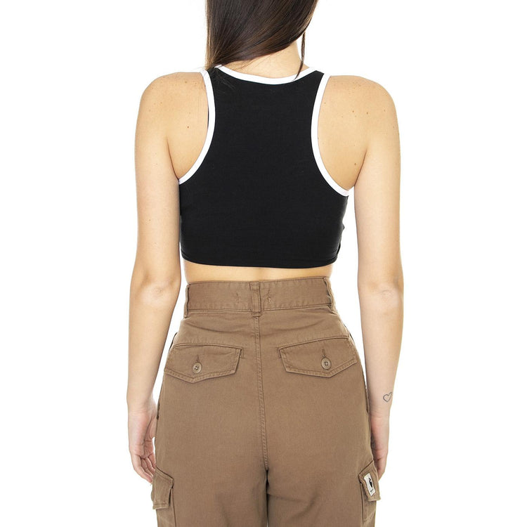 Wm Longline Racerback Bralette Music Academy Black - Top Donna Nero VN00046ABLK1  VANS 