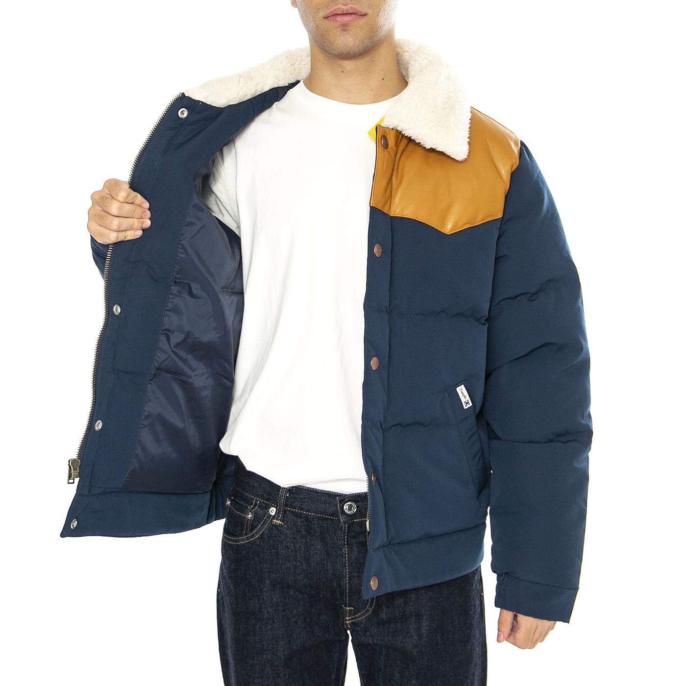 Puffer Jacket Navy - Giacca Uomo Multicolore 112357741-BLUE  WRANGLER 
