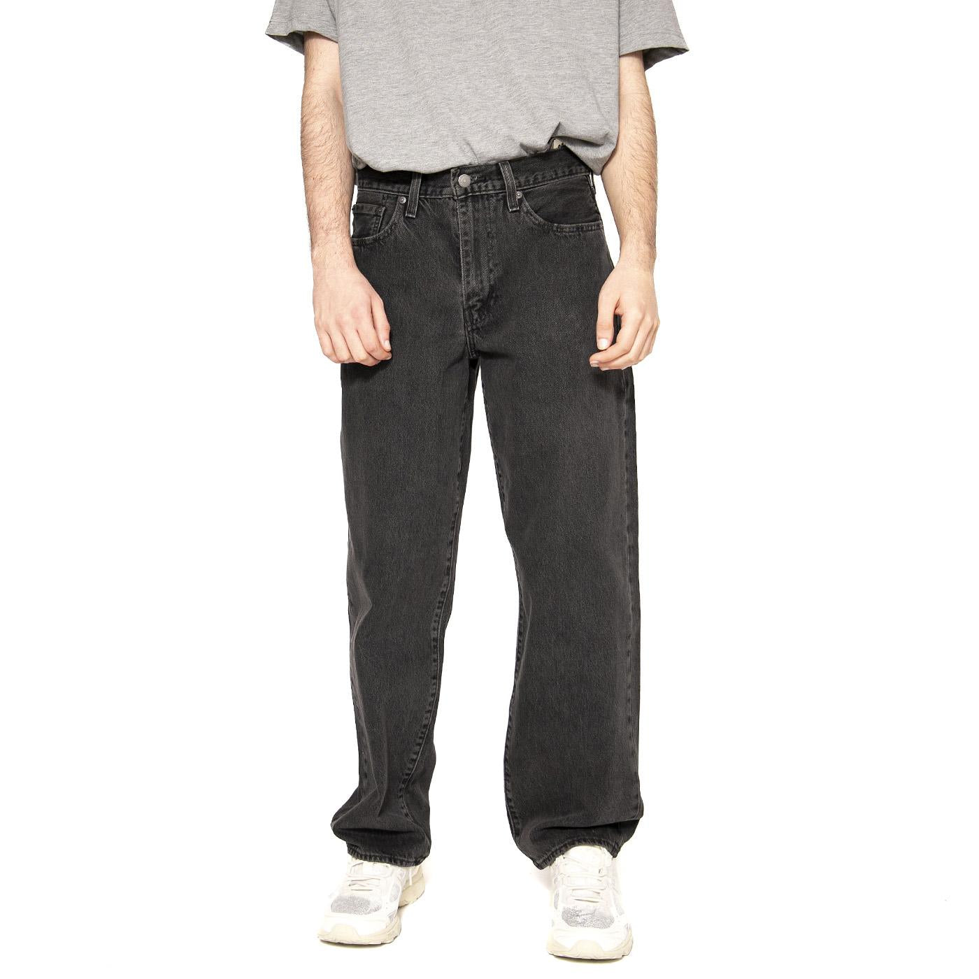 578 Baggy 8am in Cahrlotte - Pantaloni Denim Jeans Uomo Neri A4750-0020  LEVIS 