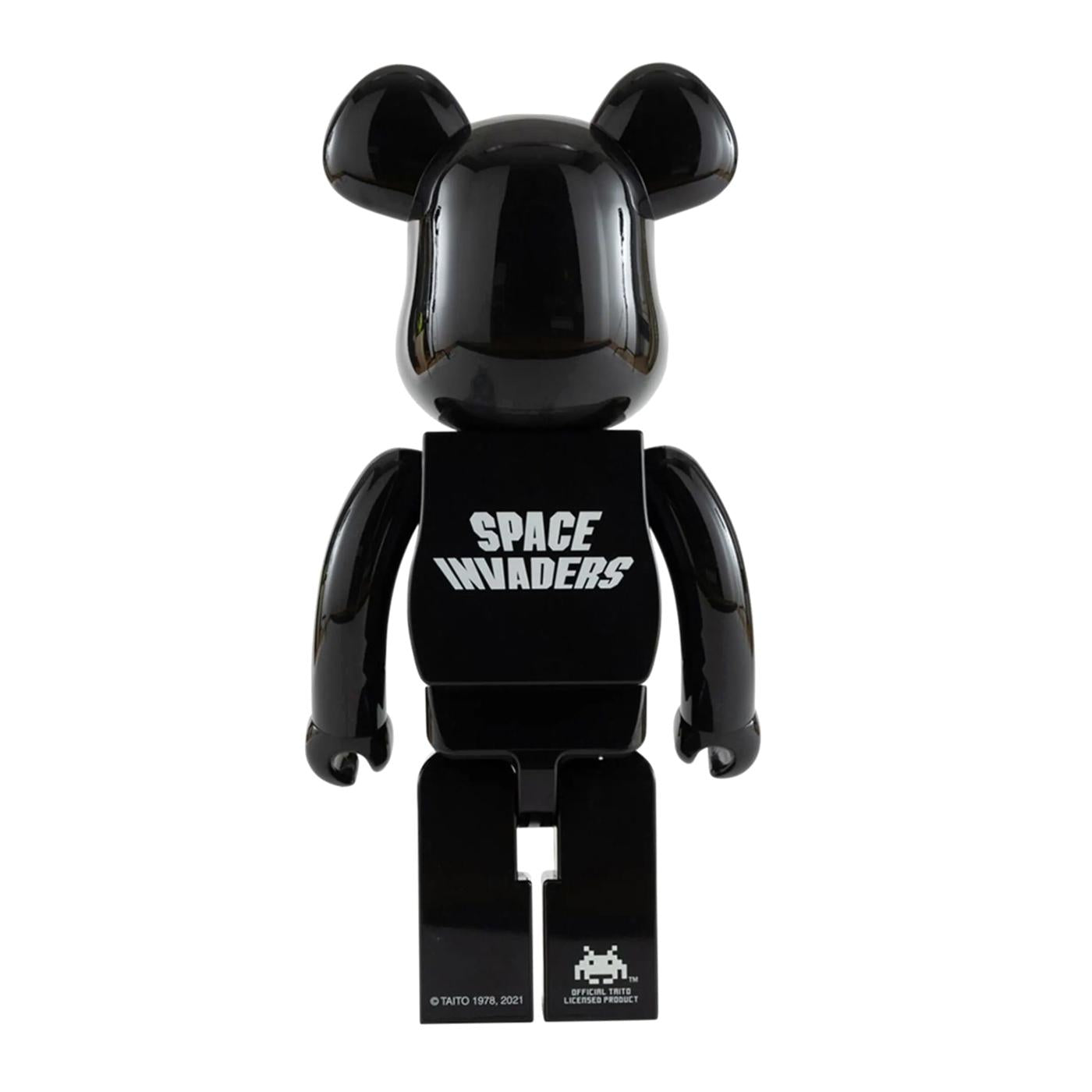 Medicom Space Invaders Be@rbrick Black 400% - Toy Medicom Multicolore MDTSPACE1  MEDICOM TOY 