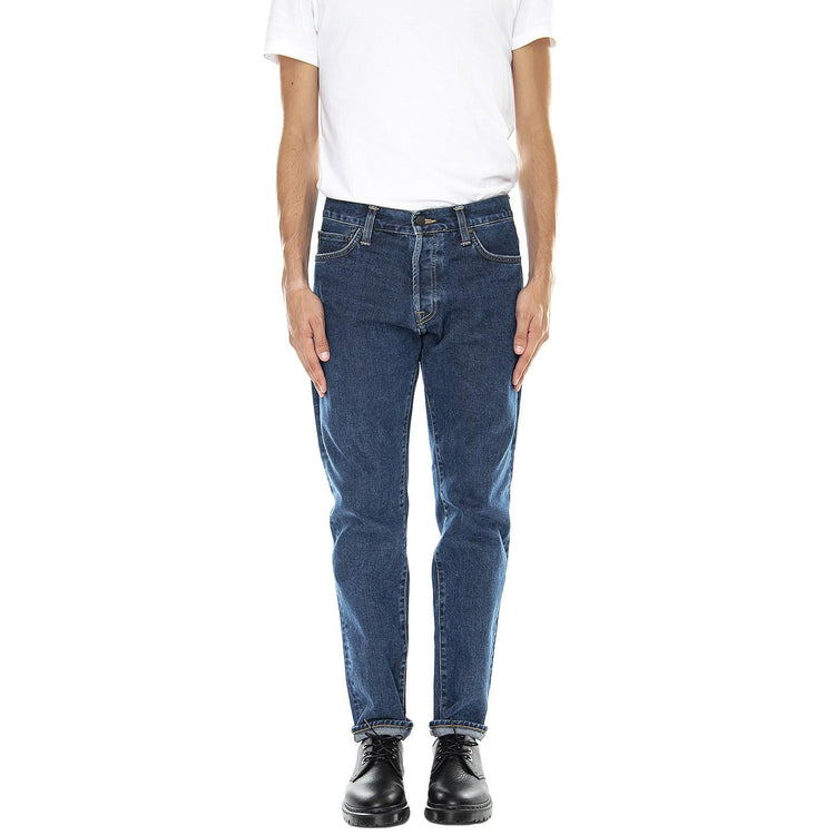 Klondike - Pantaloni Denim Jeans Uomo Blu I029207.01.06.32  CARHARTT WIP 