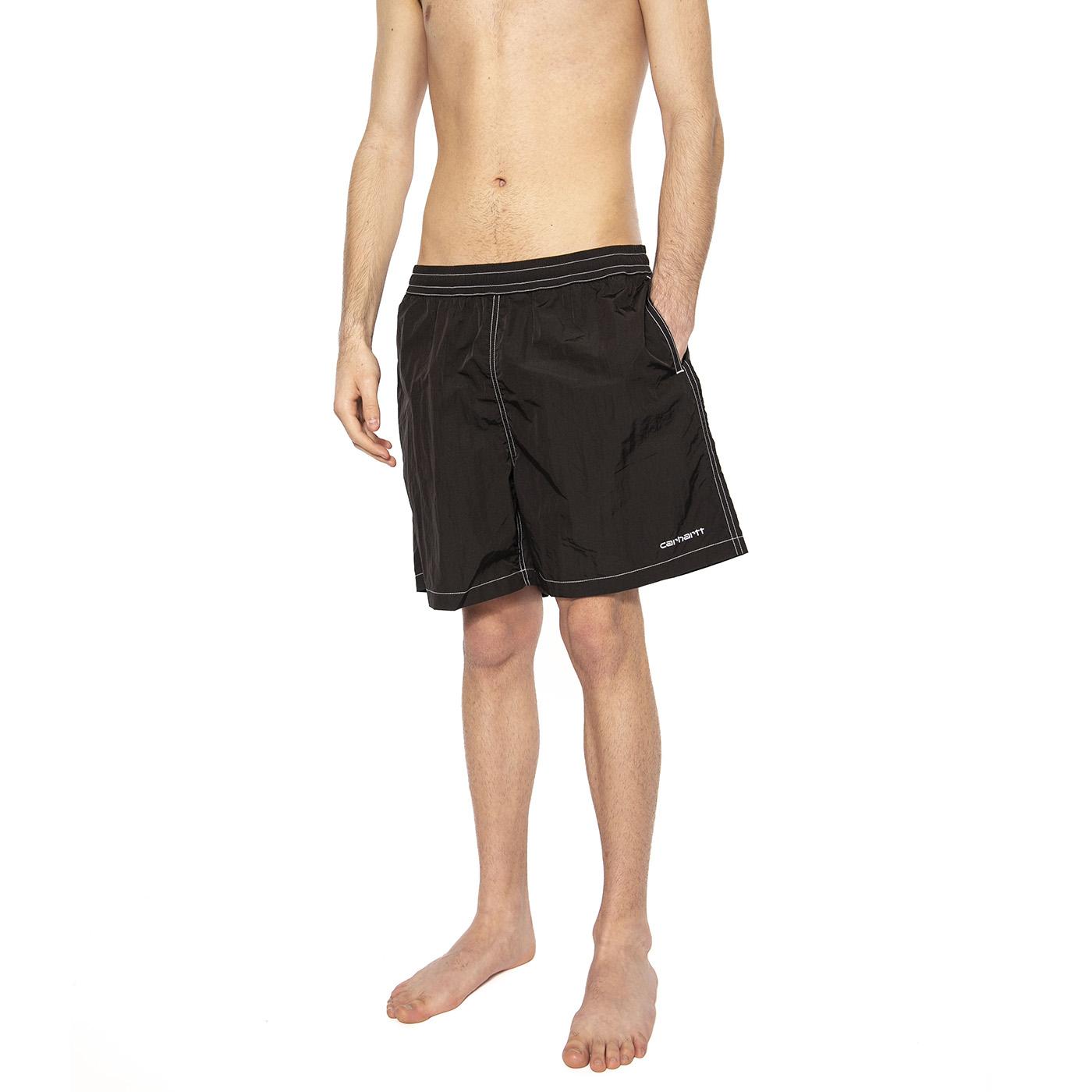 Canby Swim Trunks Black / White - Costume da Bagno Uomo Nero I034570.0D2XX  CARHARTT WIP 