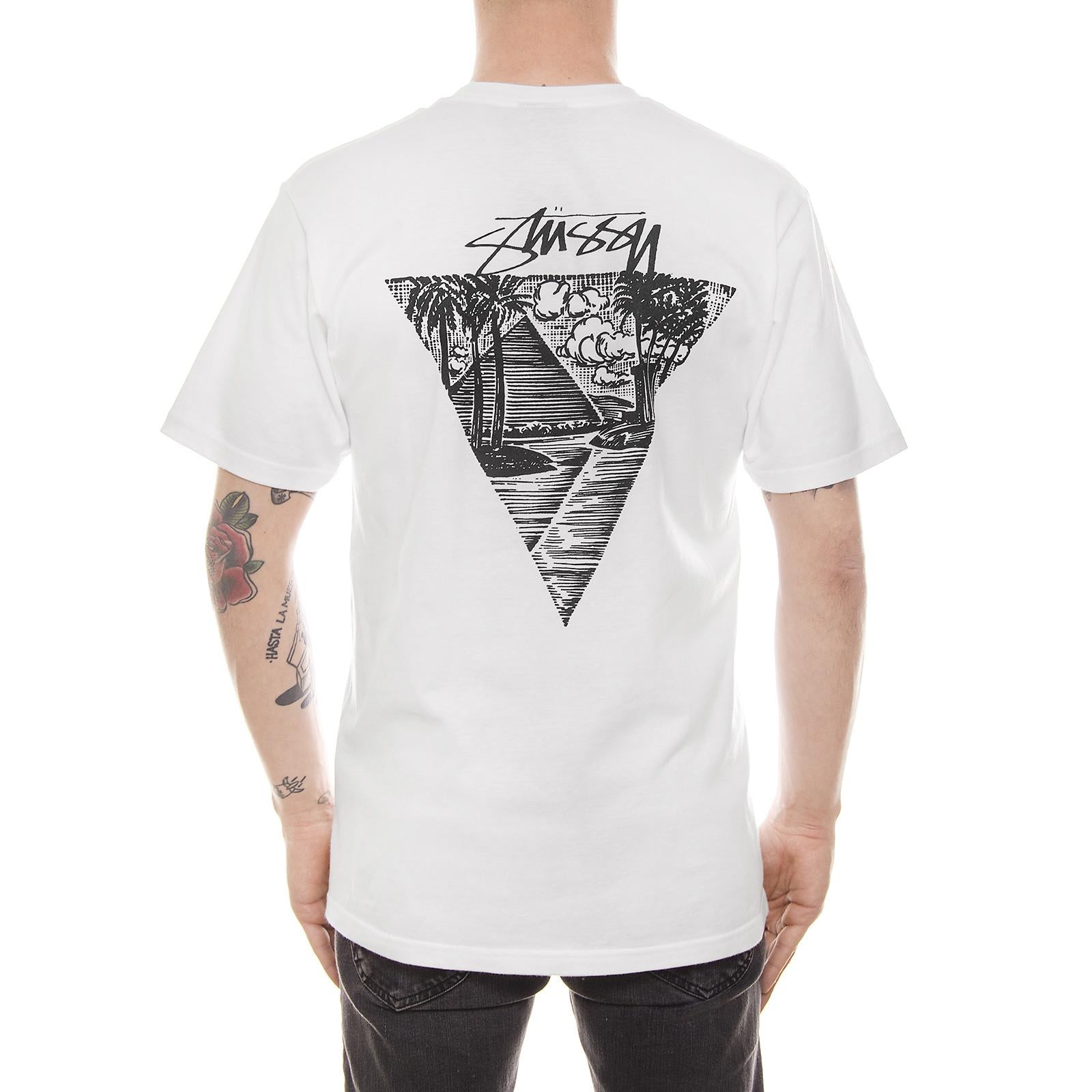 GIZA TEE WHITE 1904014-WHITE  STUSSY 
