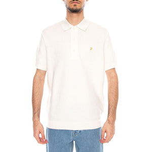 Thornley Knitted Ecru - Polo Uomo Ecru F4GSG024 280 FARAH 