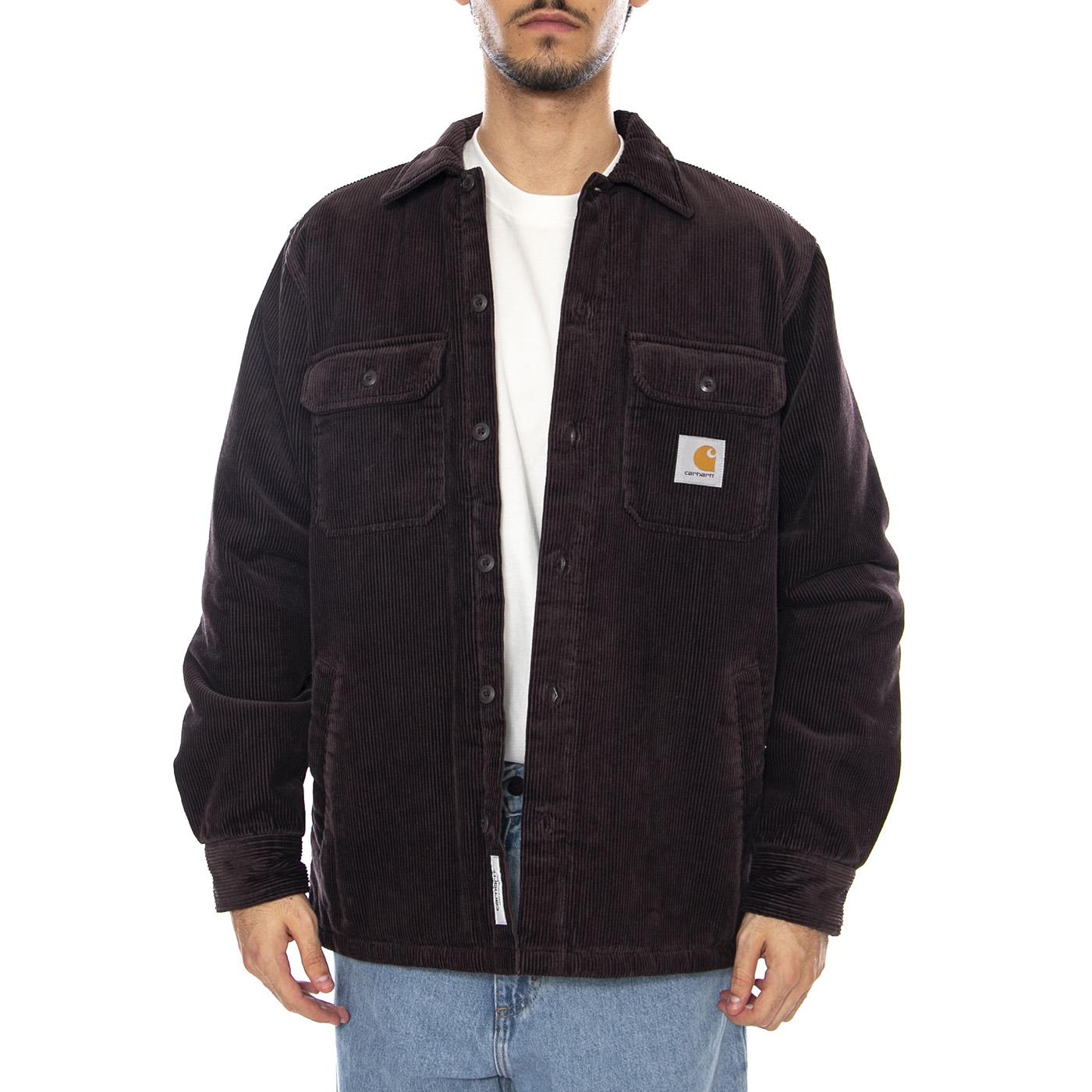 Whitsome Shirt Jac Palisander - Giacca Uomo Marrone I028827.33HXX . CARHARTT WIP 