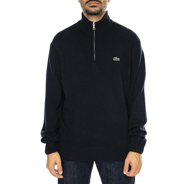 Pullover AH3052-166 - Maglione Collo Alto Uomo Blu AH3052-166  LACOSTE 