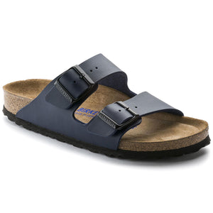Arizona Soft Footbed Sandals - Blue - Sandali Uomo Blu - Calzata Stretta 051063 . BIRKENSTOCK 