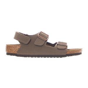 Milano HL Kids Birkibuc Narrow Fit Mocca - Sandali Bambino Marroni 1029474 MCA BIRKENSTOCK 