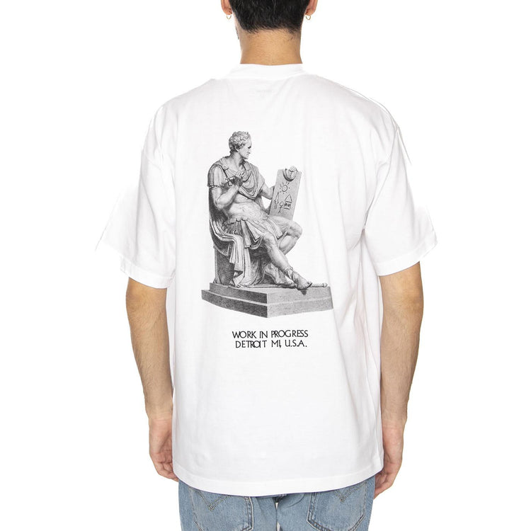S/S Masterpiece T-Shirt White - Maglietta Girocollo Uomo Bianca I035196.02XX . CARHARTT WIP 