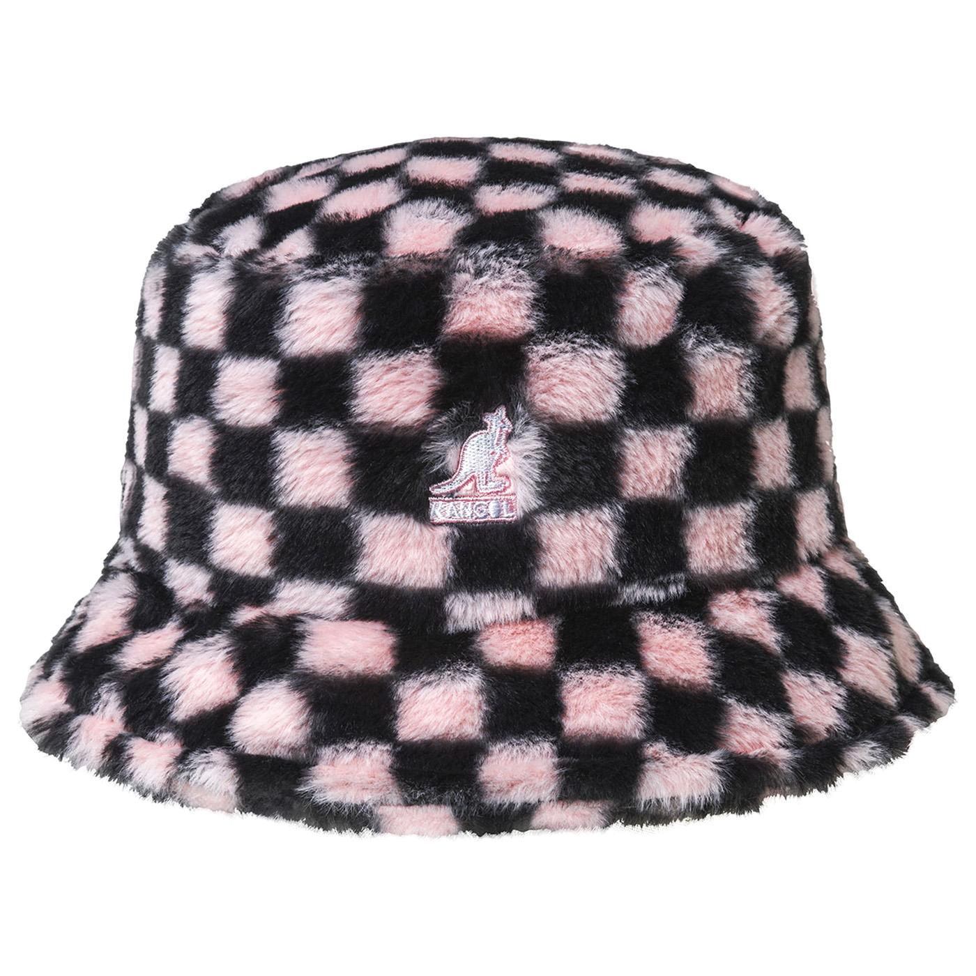 Faux Fur Bucket Pepto Check - Cappello Multicolore K4370-PC629  KANGOL 