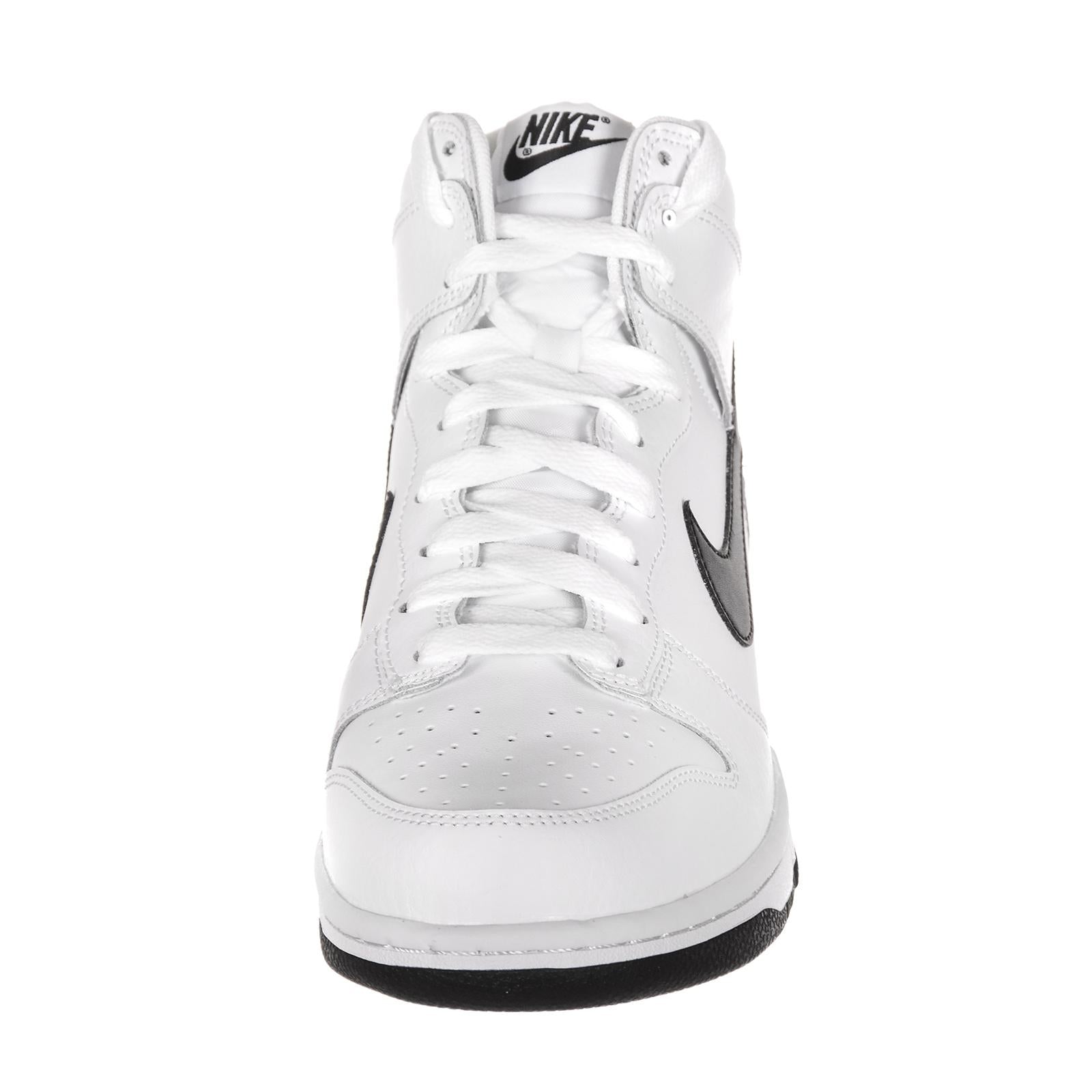 MEN S NIKE DUNK HI SHOE WHITE/BLACK 93401_4  NIKE 