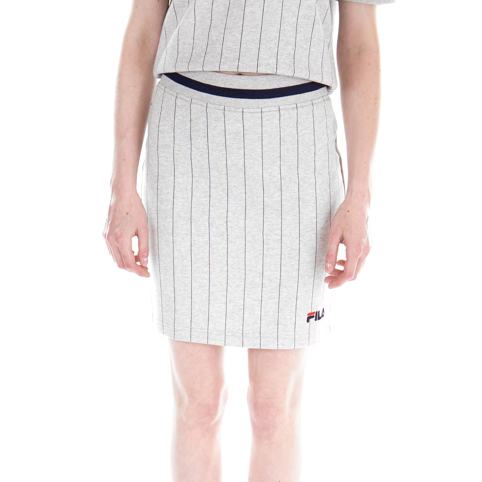 Francesca Skirt - Light Grey / Marl Pinstripe - Gonna Grigia 684305-A55  FILA 