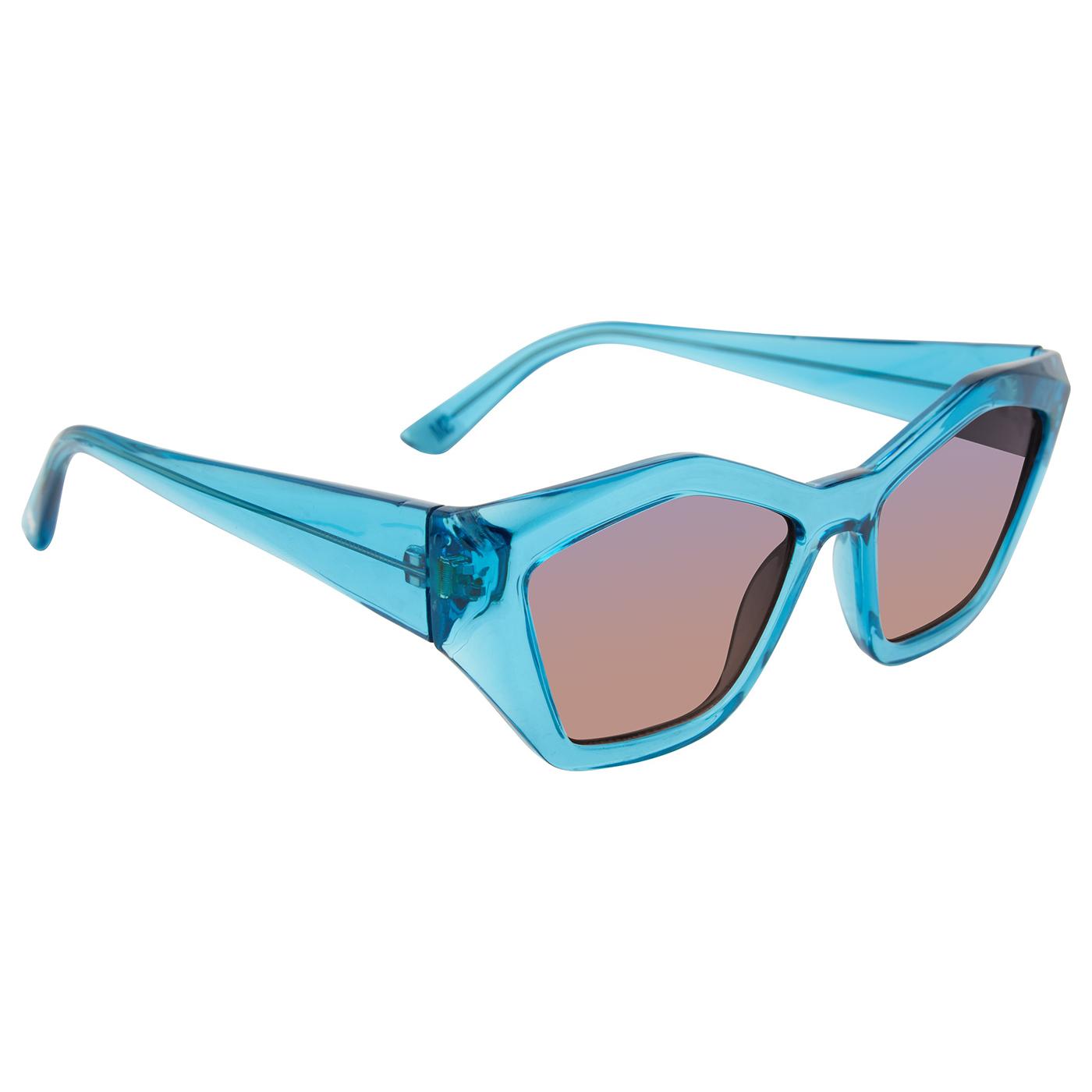 Stacia Crystal Blue Blue To Peach - Occhiali da Sole Blu SMAX17253  STEVE MADDEN 