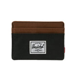 CHARLIE CARDHOLDER BLACK / SADDLE BROWN - Portacarte Marrone / Nero Multicolore  ACCESSORI HERSCHEL