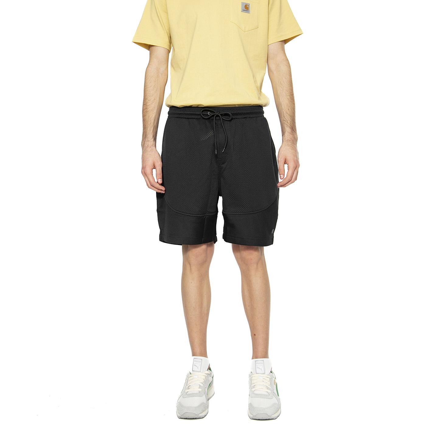 Shield Mesh Short - Bermuda Uomo Neri 04287-BLACK . BRIXTON 